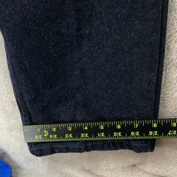 Wrangler Men's Jeans 38x30 13MSEDD Blue Dark Denim Straight Leg Relaxed Fit - Picture 7 of 15